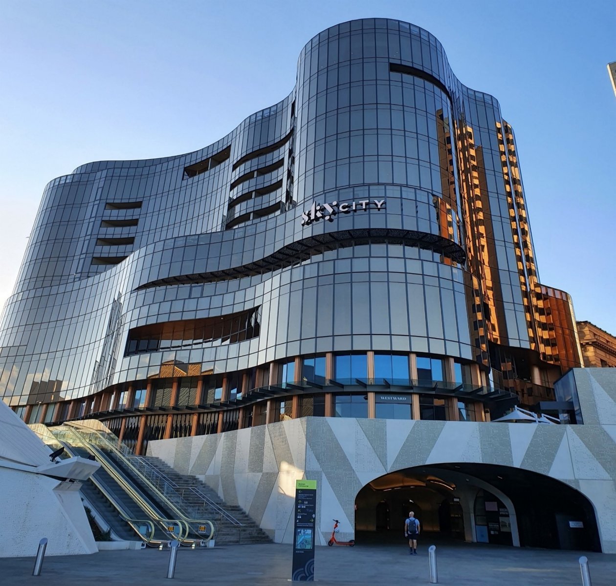 North Terrace and SkyCity precinct in Adelaide