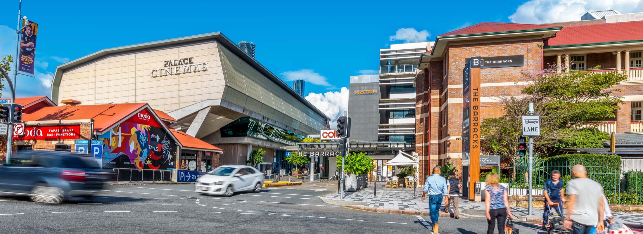 The Barracks mixed-use precinct at Petrie Terrace in Brisbane