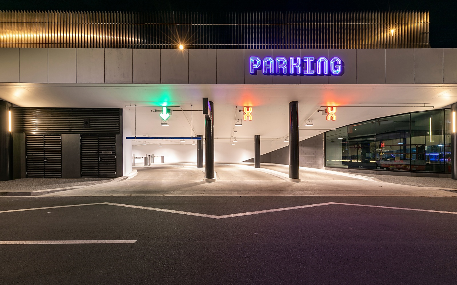 Prahran Square underground car park entrance