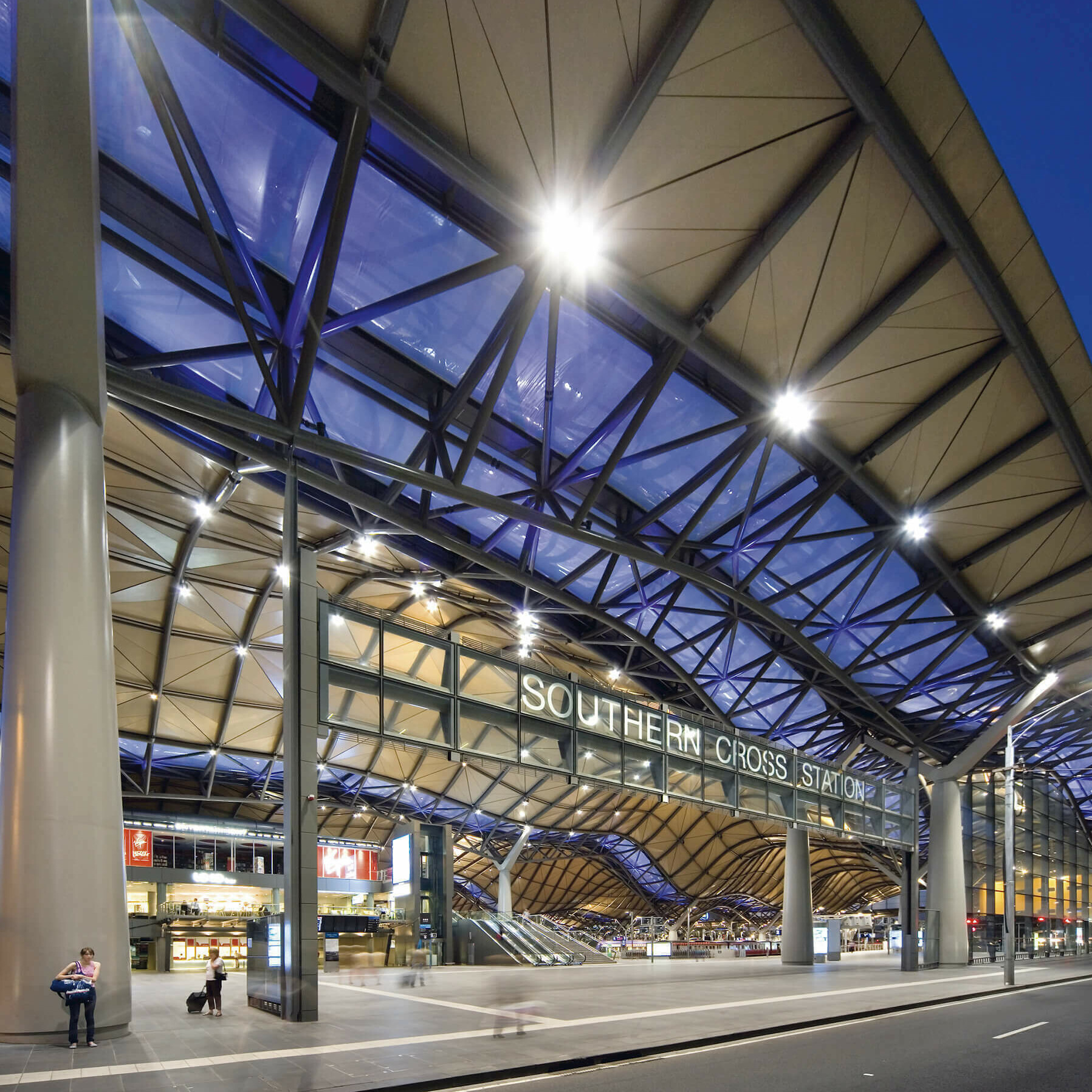 Southern Cross Station car park in Melbourne