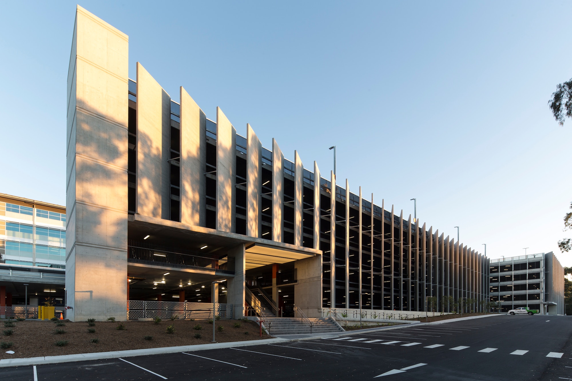 Sydney Adventist Hospital multi-deck car park in Wahroonga