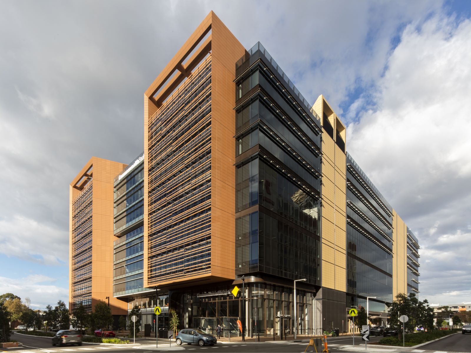 Modern commercial buildings at South Eveleigh in Sydney